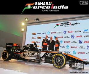 yapboz Sahara Force India F1 team 2015